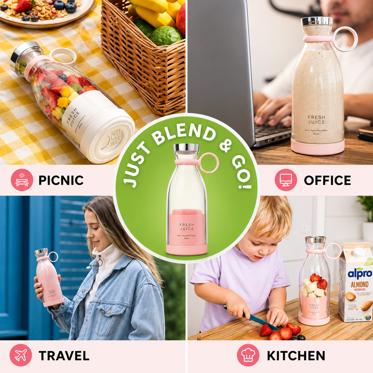 Mini Juicer Blender